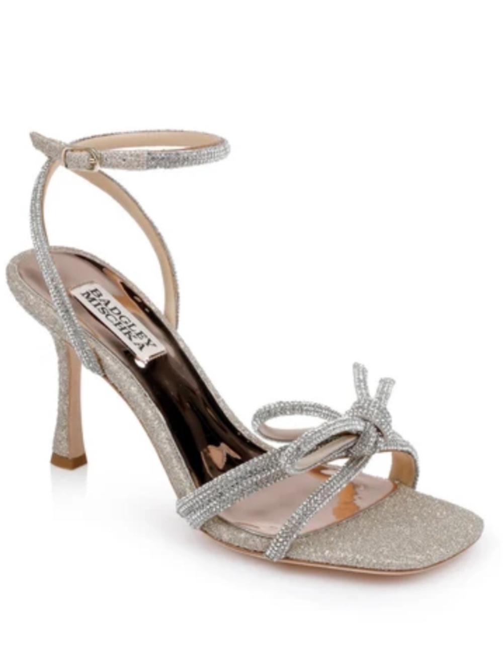 Effie Strappy Bow Stiletto Heels by Badgley Mischka